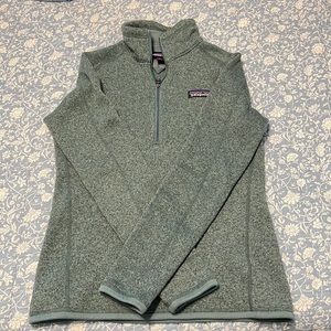 Women's Better Sweater 1/4-Zip Fleece Steam Blue